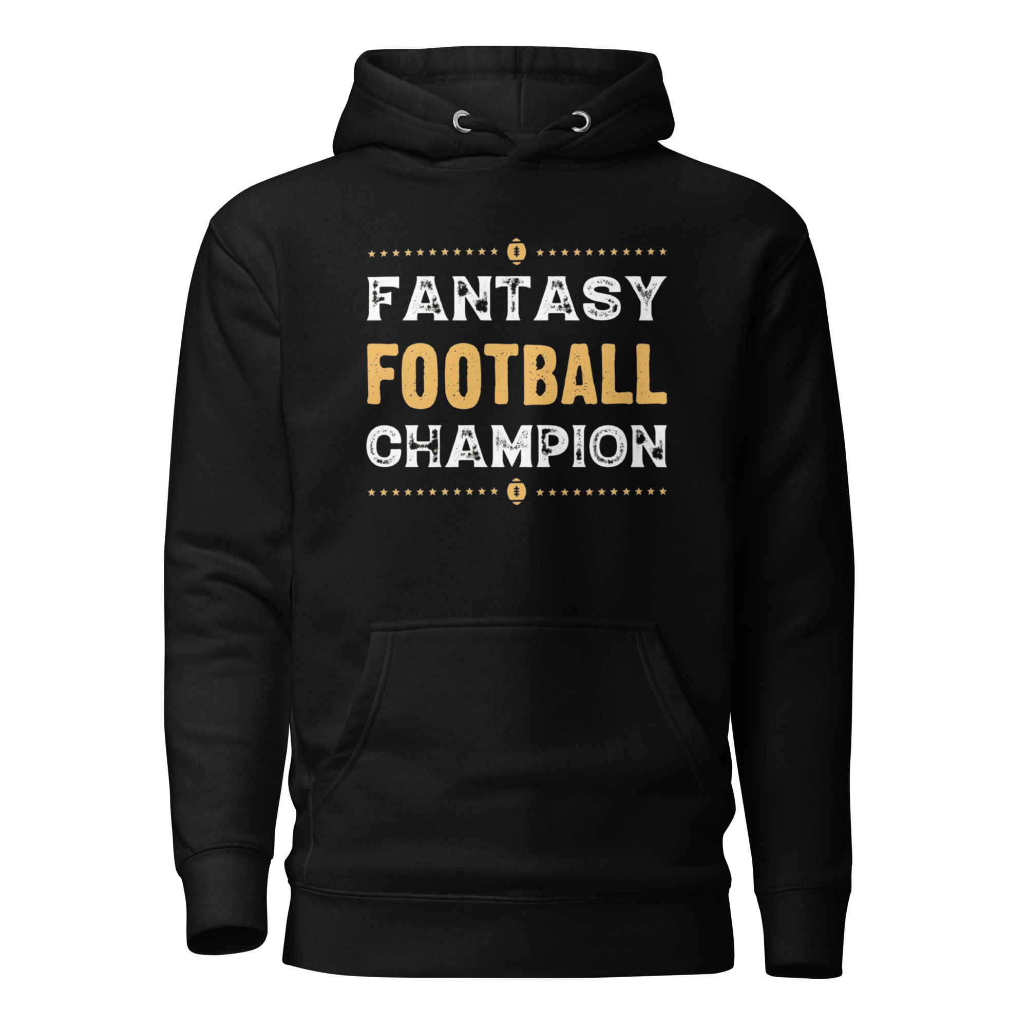 Fantasy Football Champion First Place Hoodie Fantasy Football Champion First Place Hoodie