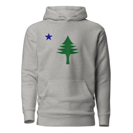 1901 Flag Of Maine Pine Tree Hoodie