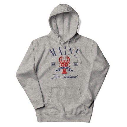 Maine Fresh Lobster Vintage Style Hoodie