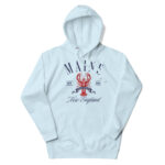 Maine Fresh Lobster Vintage Style Hoodie