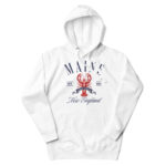 Maine Fresh Lobster Vintage Style Hoodie
