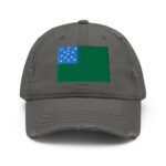 Vermont Green Mountain Boys Distressed Flag Hat