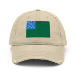 Vermont Green Mountain Boys Distressed Flag Hat