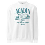 Acadia National Park Camping Youth Crewneck Sweatshirt