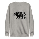 Maine Bear Silhouette Premium Crewneck Sweatshirt