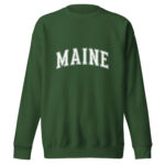 Maine College Style Premium Sweatshirt