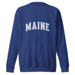Maine College Style Premium Sweatshirt