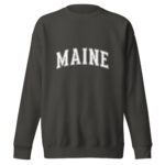 Maine College Style Premium Sweatshirt