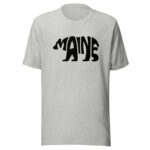 Maine Bear Silhouette Script T-Shirt