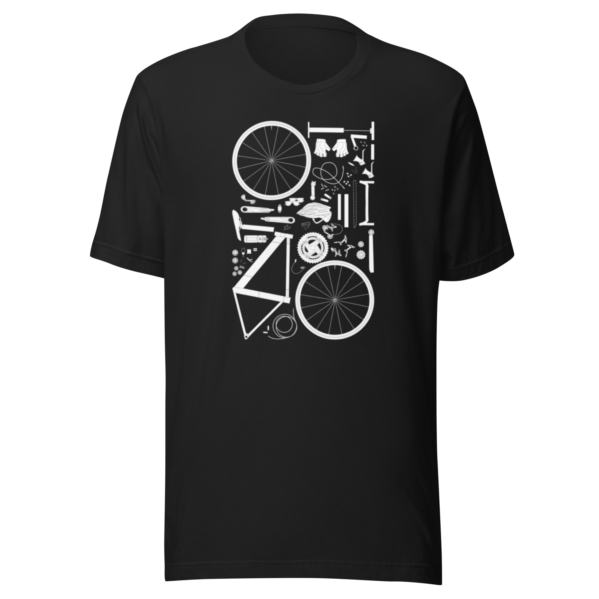 unisex-staple-t-shirt-vintage-black-front-68d5f41094a69.jpg Bicycle Parts Soft T-Shirt