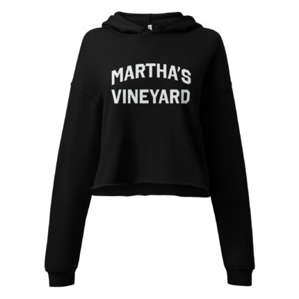 Martha's Vineyard College Style Crop Hoodie