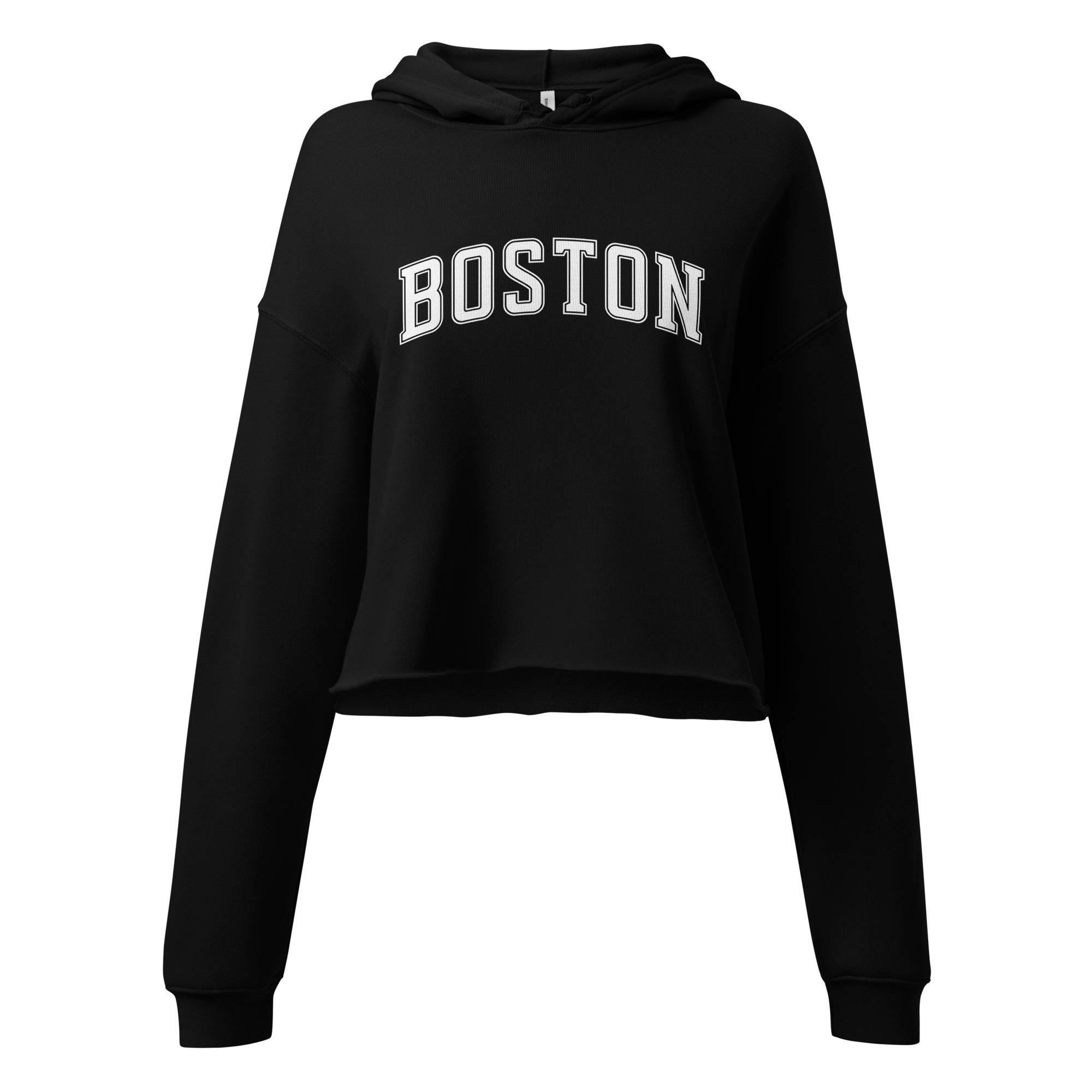 Boston College Style Crop Hoodie Boston College Style Crop Hoodie