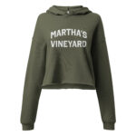 Martha's Vineyard College Style Crop Hoodie