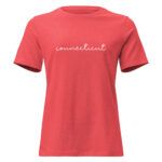Connecticut Cute Script Women's Relaxed Fit Soft T-Shirt