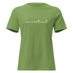 Connecticut Cute Script Women's Relaxed Fit Soft T-Shirt