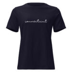 Connecticut Cute Script Women's Relaxed Fit Soft T-Shirt