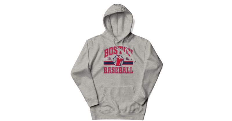 Boston Baseball 1901 Premium Hoodie